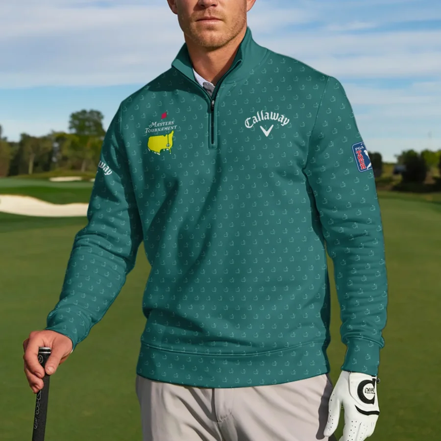 Special Release Masters Tournament Callaway Golf Quarter-Zip Jacket All Over Prints HOMT201224A01CLWQTJ