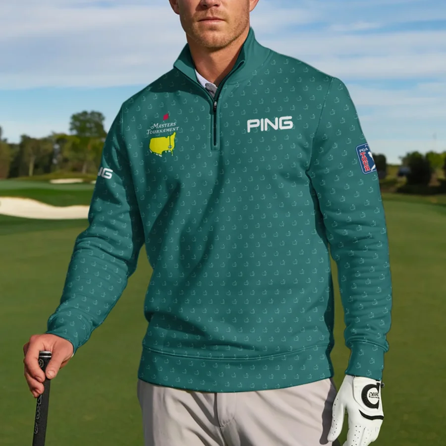 Special Release Masters Tournament Ping Golf Quarter-Zip Jacket All Over Prints HOMT201224A01PIQTJ