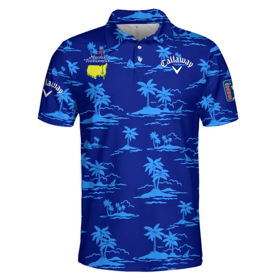 Navy Callaway Masters Tournament Exclusive Logo Polo Shirt All Over Prints Gift For Fans HOHW250225A2CLWPL-NV