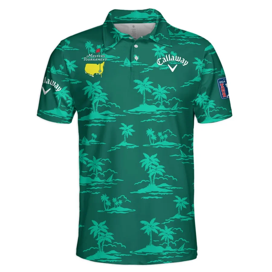 Teal Green Callaway Masters Tournament Exclusive Logo Polo Shirt All Over Prints Gift For Fans HOHW250225A2CLWPL-TG