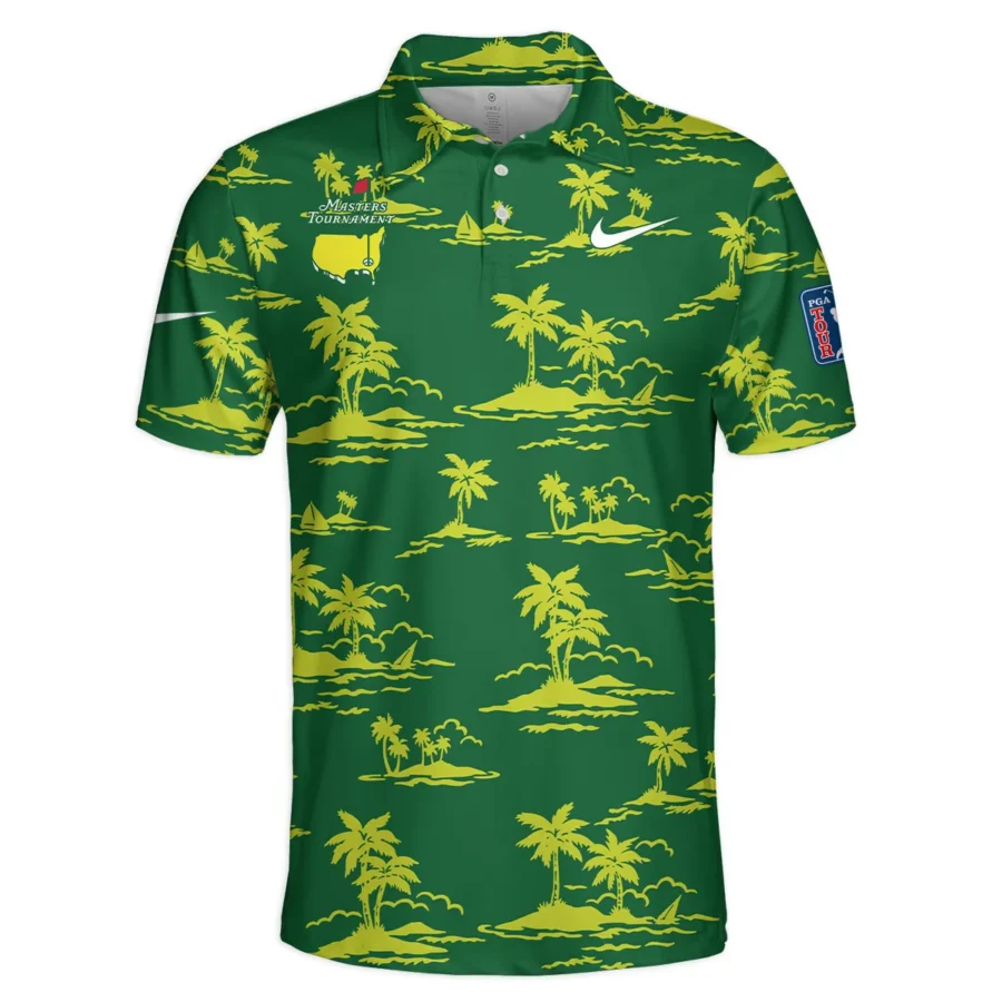 Green Nike Masters Tournament Exclusive Logo Polo Shirt All Over Prints Gift For Fans HOHW250225A2NKPL-YG