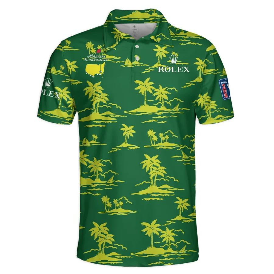 Green Rolex Masters Tournament Exclusive Logo Polo Shirt All Over Prints Gift For Fans HOHW250225A2ROXPL-YG