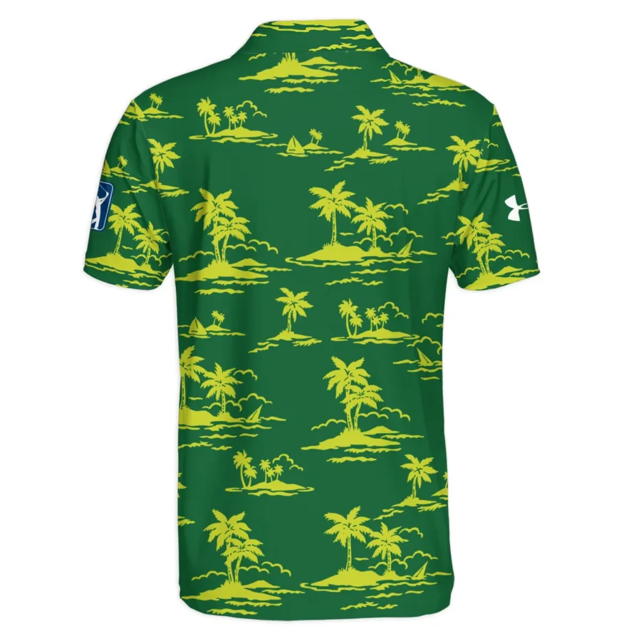Green Under Armour Masters Tournament Exclusive Logo Polo Shirt All Over Prints Gift For Fans HOHW250225A2UAPL-YG