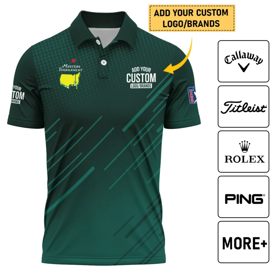 Personalized Logo,Brands Masters Tournament Golf Polo Shirt All Over Prints HOMT030125A05PL