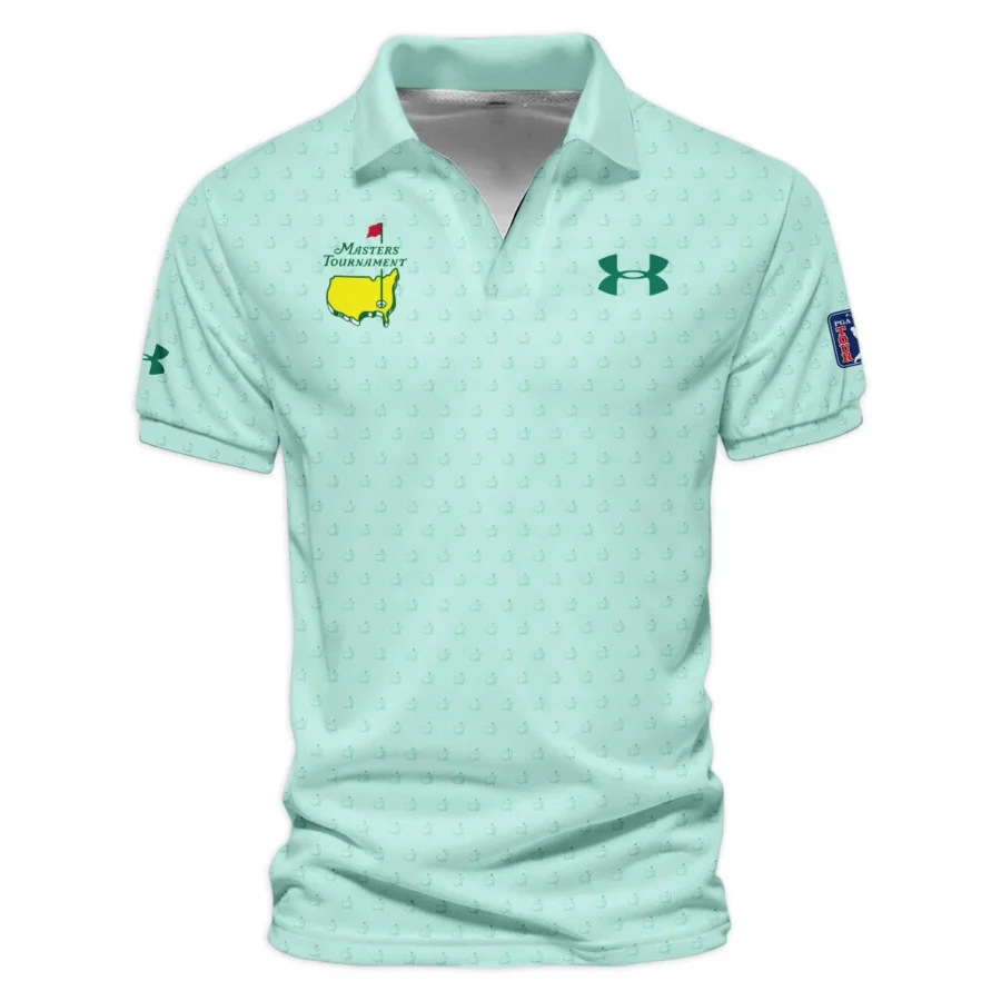 Special Release Under Armour Masters Tournament Golf Vneck Polo Shirt All Over Prints HOMT070125A04UAVPL