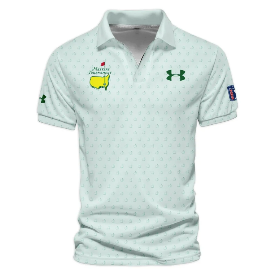 Special Release Under Armour Masters Tournament Golf Vneck Polo Shirt All Over Prints HOMT161224A02UAVPL