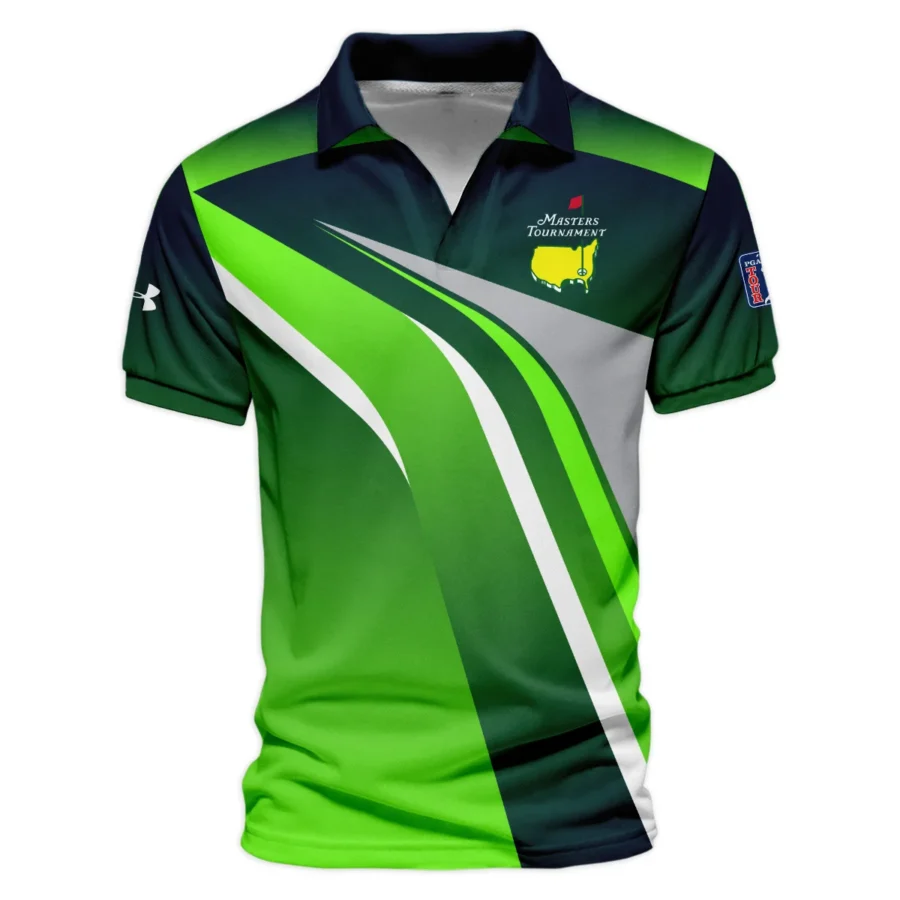 Special Release Under Armour Masters Tournament Golf Vneck Polo Shirt All Over Prints HOMT170225A01UAVPL