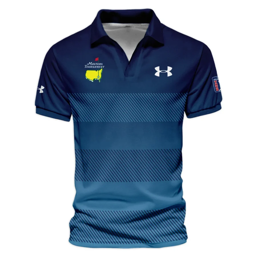 Special Release Under Armour Masters Tournament Golf Vneck Polo Shirt All Over Prints HOMT210125A05UAVPL