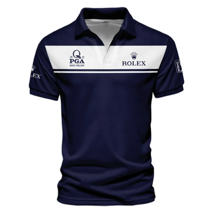 Special Release Rolex 2025 PGA Championship Golf Vneck Polo Shirt All Over Prints HOPGC201124A03ROXVPL