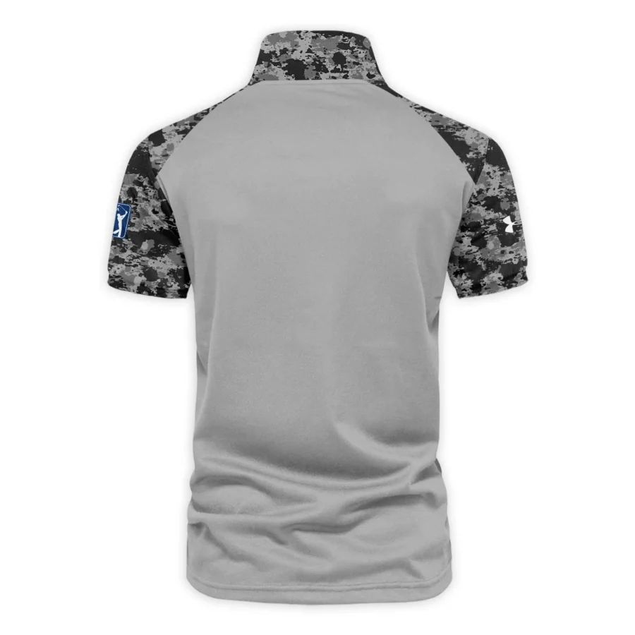 Special Release Under Armour Masters Tournament Golf Vneck Polo Shirt All Over Prints HOMT04112404UAVPL