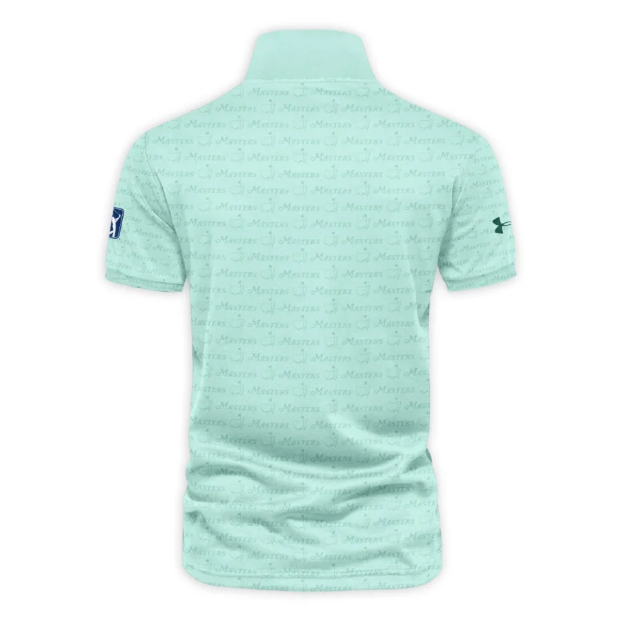 Special Release Under Armour Masters Tournament Golf Vneck Polo Shirt All Over Prints HOMT080125A05UAVPL