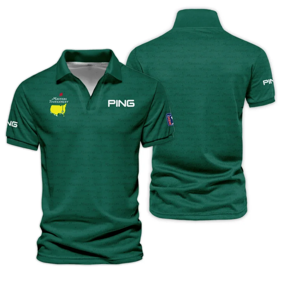 Special Release Ping Masters Tournament Golf Vneck Polo Shirt All Over Prints HOMT080125A07PIVPL