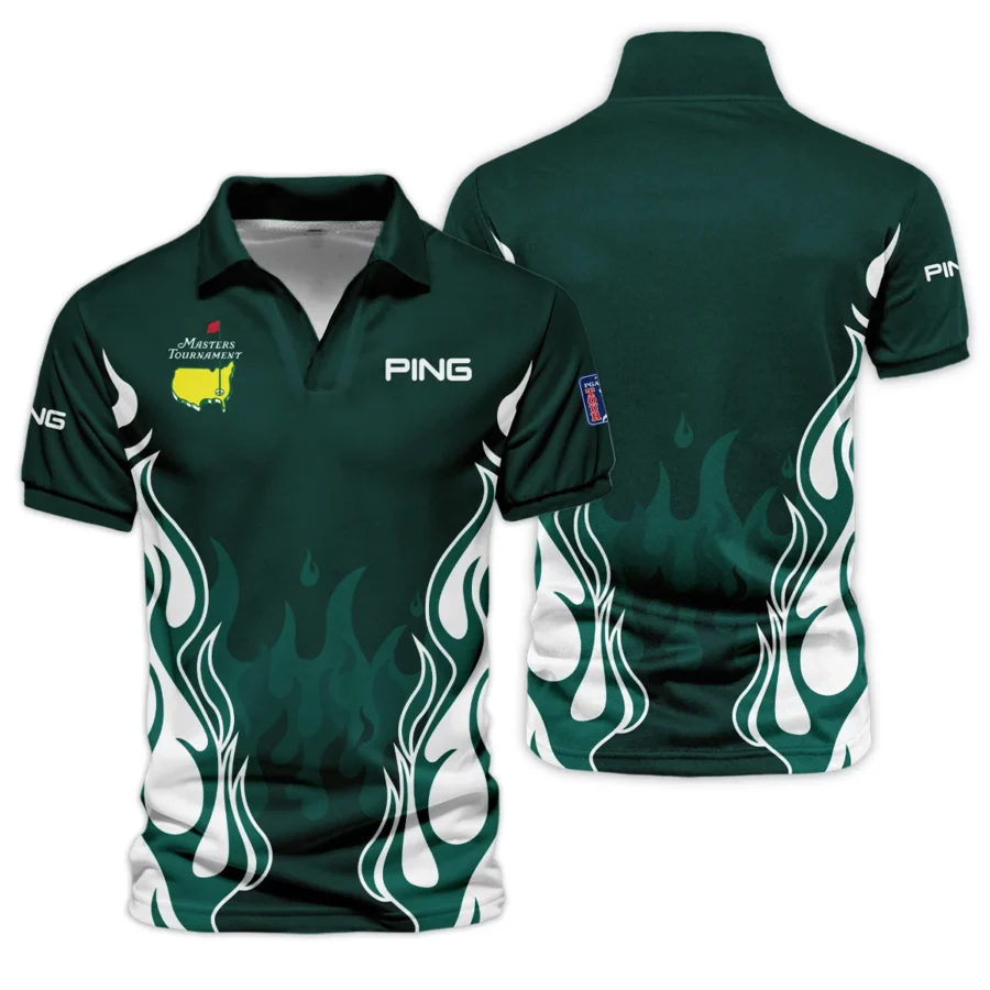Special Release Ping Masters Tournament Golf Vneck Polo Shirt All Over Prints HOMT170225A02PIVPL