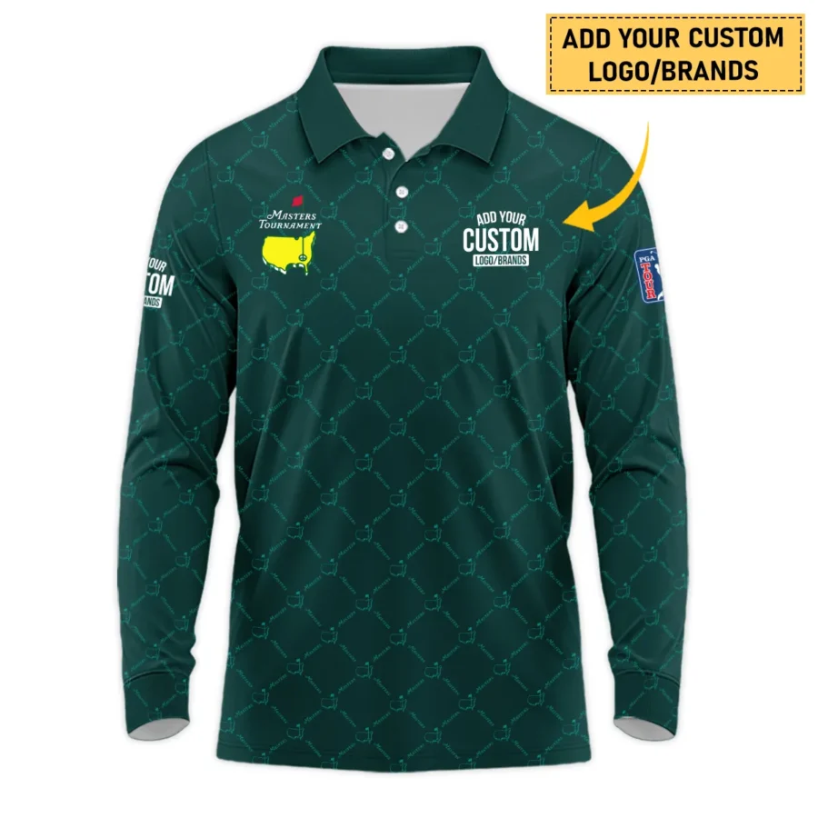 Personalized Logo,Brands Masters Tournament Golf Long Polo Shirt All Over Prints HOMT020725T2LPL