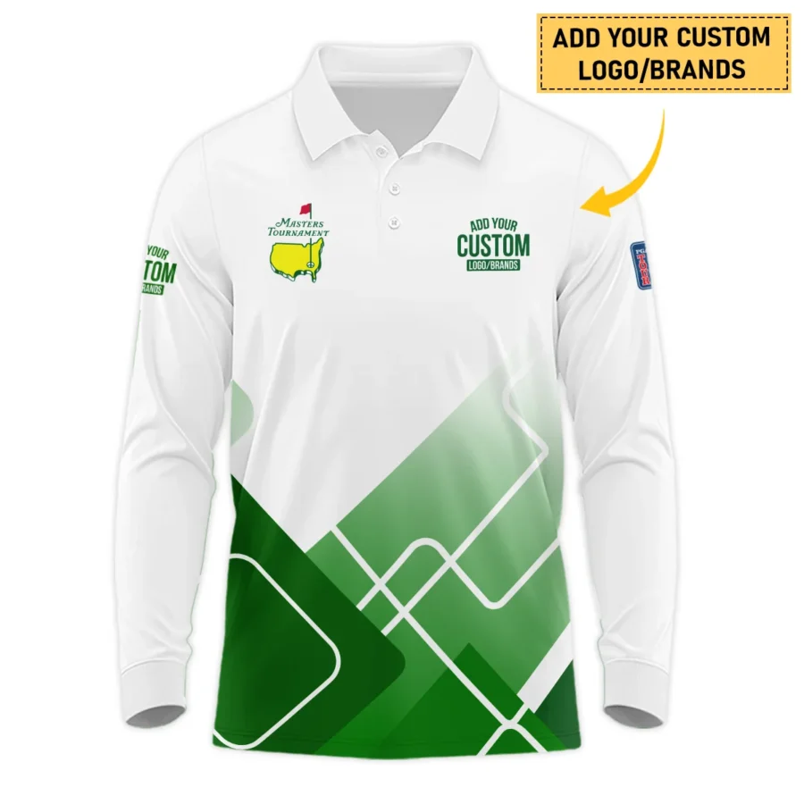 Personalized Logo,Brands Masters Tournament Golf Long Polo Shirt All Over Prints HOMT021224A02LPL