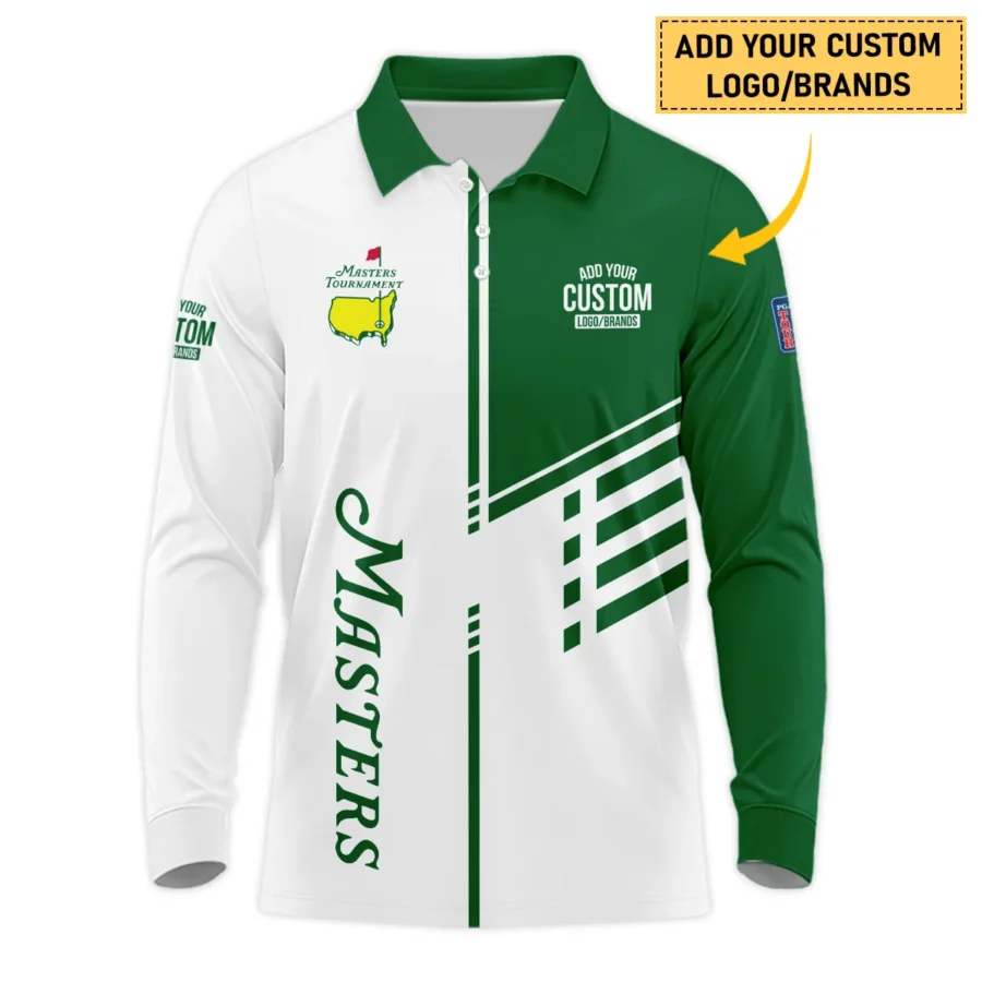 Personalized Logo,Brands Masters Tournament Golf Long Polo Shirt All Over Prints HOMT021224A03LPL