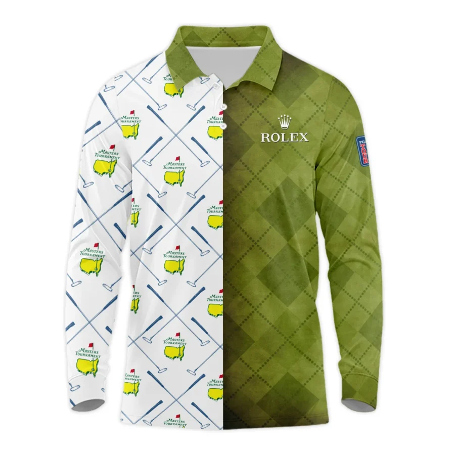 Special Release Rolex Masters Tournament Golf Long Polo Shirt All Over Prints HOMT030225A01ROXLPL