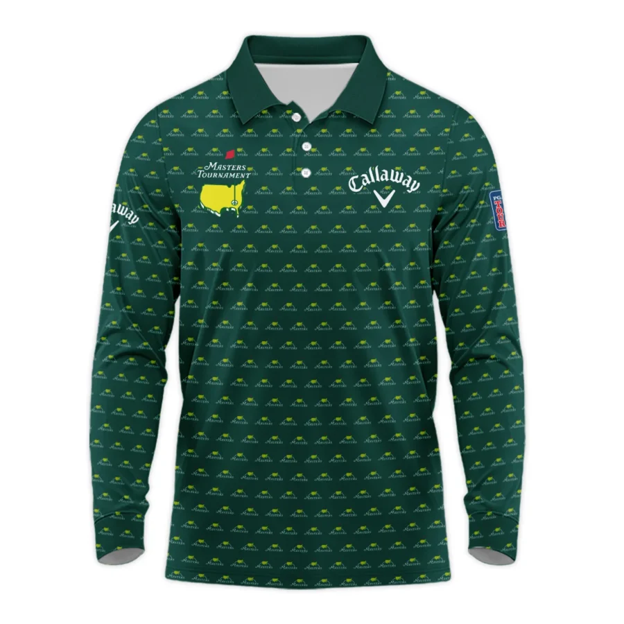 Special Release Callaway Masters Tournament Golf Long Polo Shirt All Over Prints HOMT070225A01CLWLPL