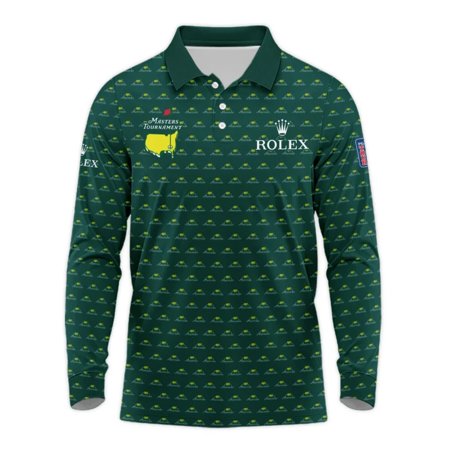 Special Release Rolex Masters Tournament Golf Long Polo Shirt All Over Prints HOMT070225A01ROXLPL