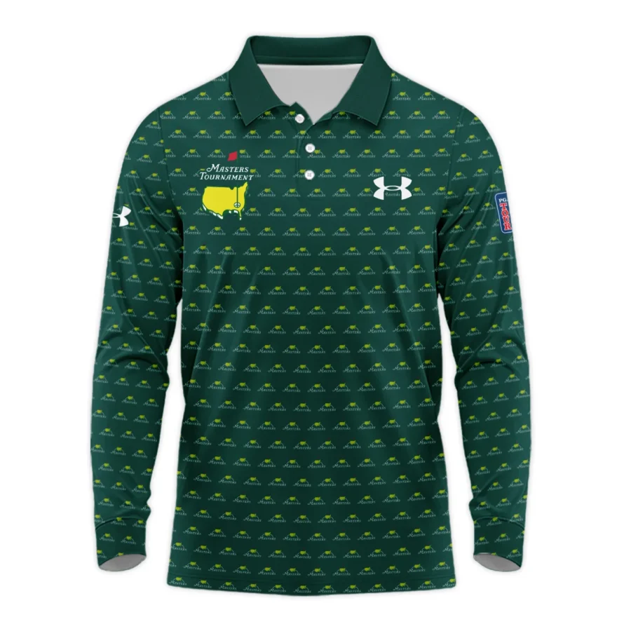 Special Release Under Armour Masters Tournament Golf Long Polo Shirt All Over Prints HOMT070225A01UALPL