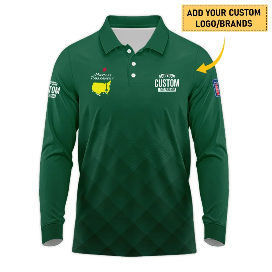 Personalized Logo,Brands Masters Tournament Golf Long Polo Shirt All Over Prints HOMT17022401LPL