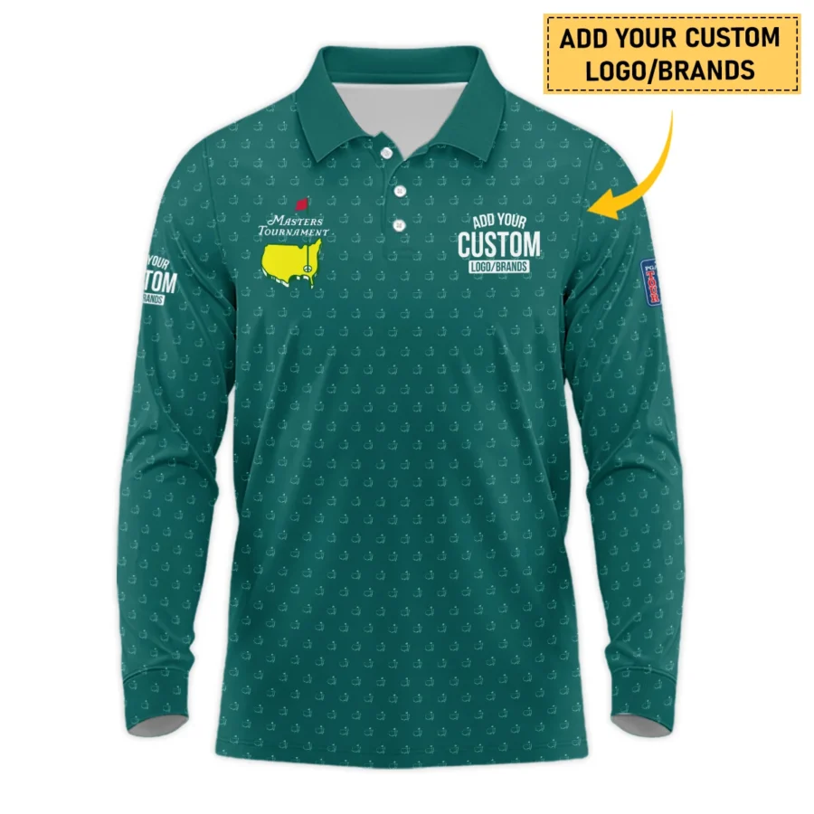Personalized Logo,Brands Masters Tournament Golf Long Polo Shirt All Over Prints HOMT201224A01LPL