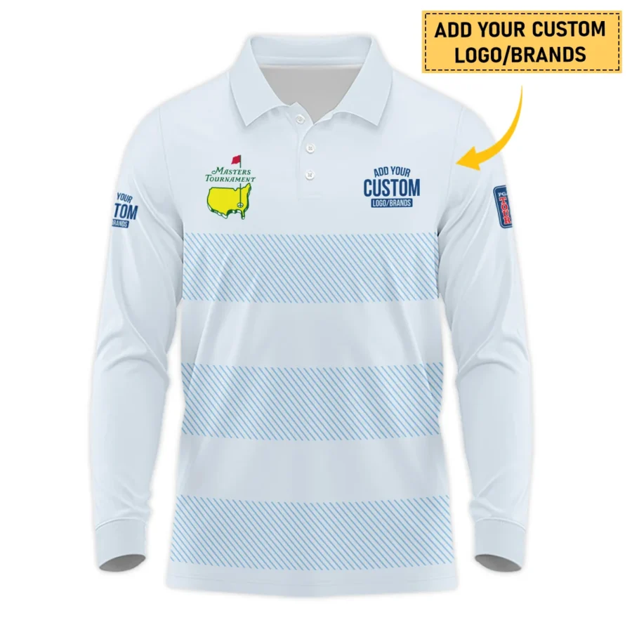 Personalized Logo,Brands Masters Tournament Golf Long Polo Shirt All Over Prints HOMT210125A03LPL