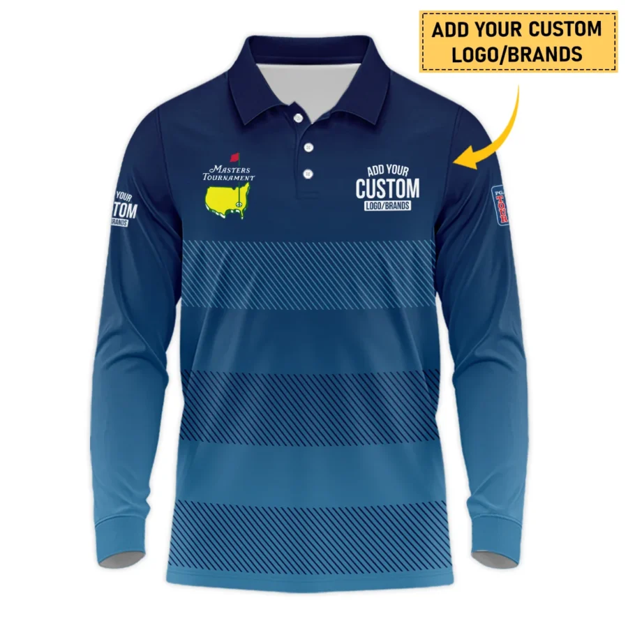 Personalized Logo,Brands Masters Tournament Golf Long Polo Shirt All Over Prints HOMT210125A05LPL