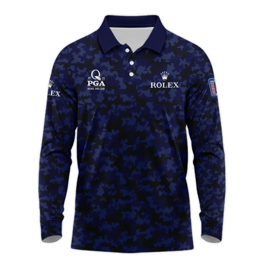Special Release Rolex 2025 PGA Championship Golf Long Polo Shirt All Over Prints HOPGC201124A07ROXLPL