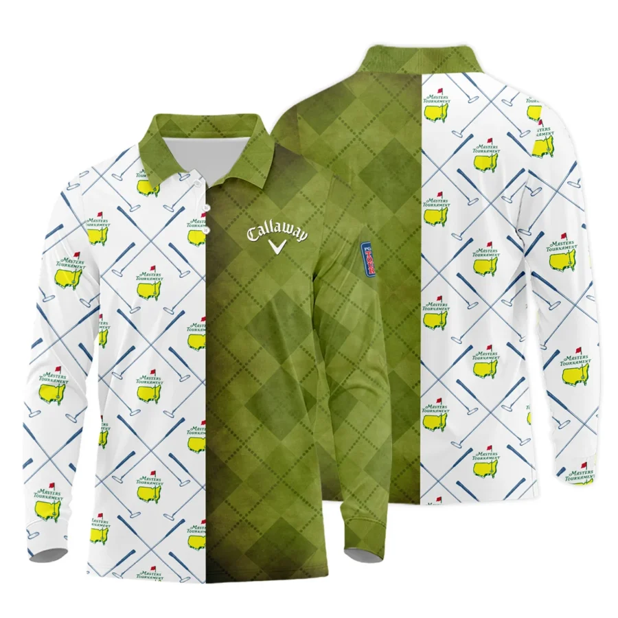 Special Release Callaway Masters Tournament Golf Long Polo Shirt All Over Prints HOMT030225A01CLWLPL