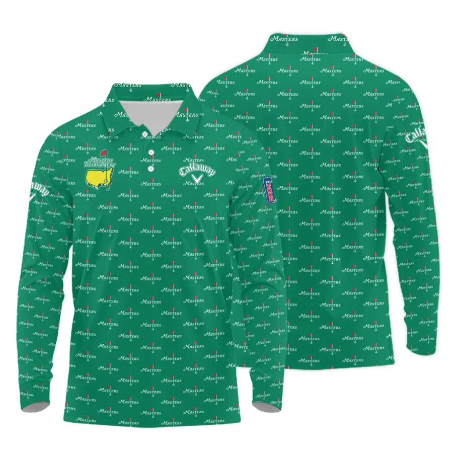 Special Release Callaway Masters Tournament Golf Long Polo Shirt All Over Prints HOMT040225A2CLWLPL