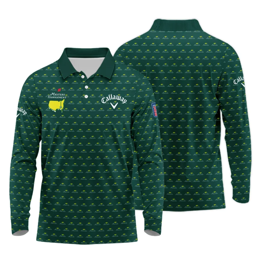 Special Release Callaway Masters Tournament Golf Long Polo Shirt All Over Prints HOMT070225A01CLWLPL