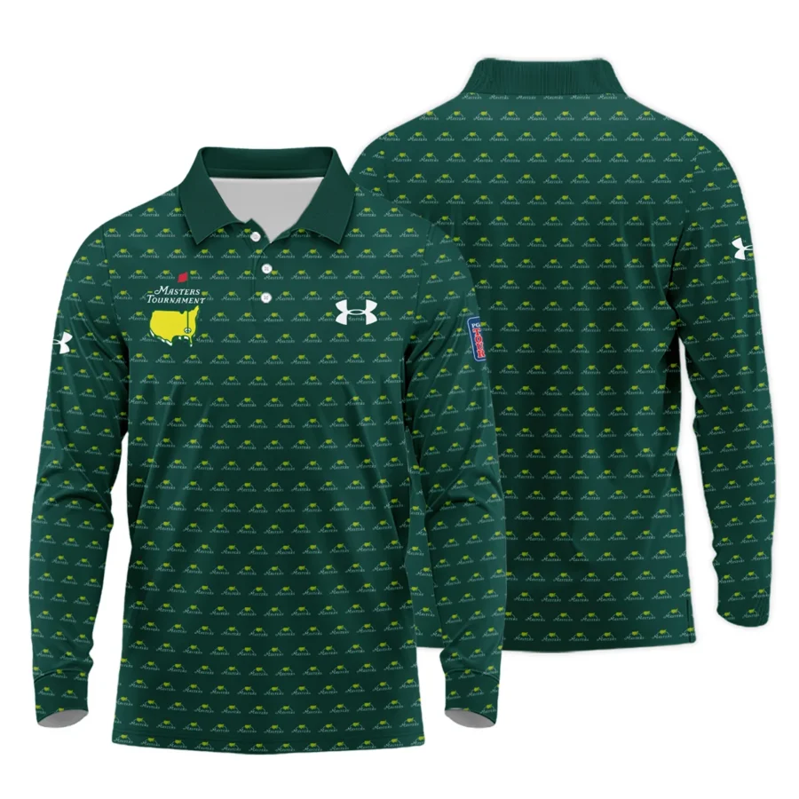 Special Release Under Armour Masters Tournament Golf Long Polo Shirt All Over Prints HOMT070225A01UALPL