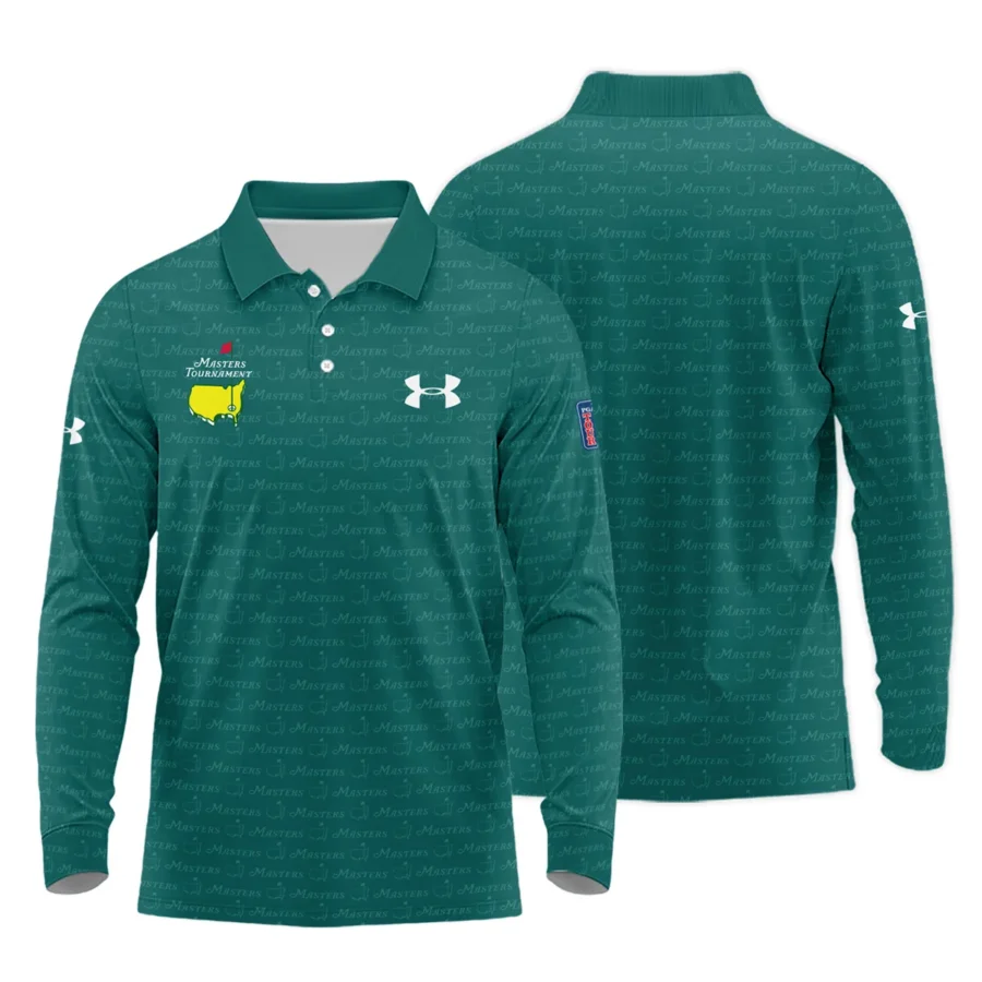 Special Release Under Armour Masters Tournament Golf Long Polo Shirt All Over Prints HOMT080125A04UALPL