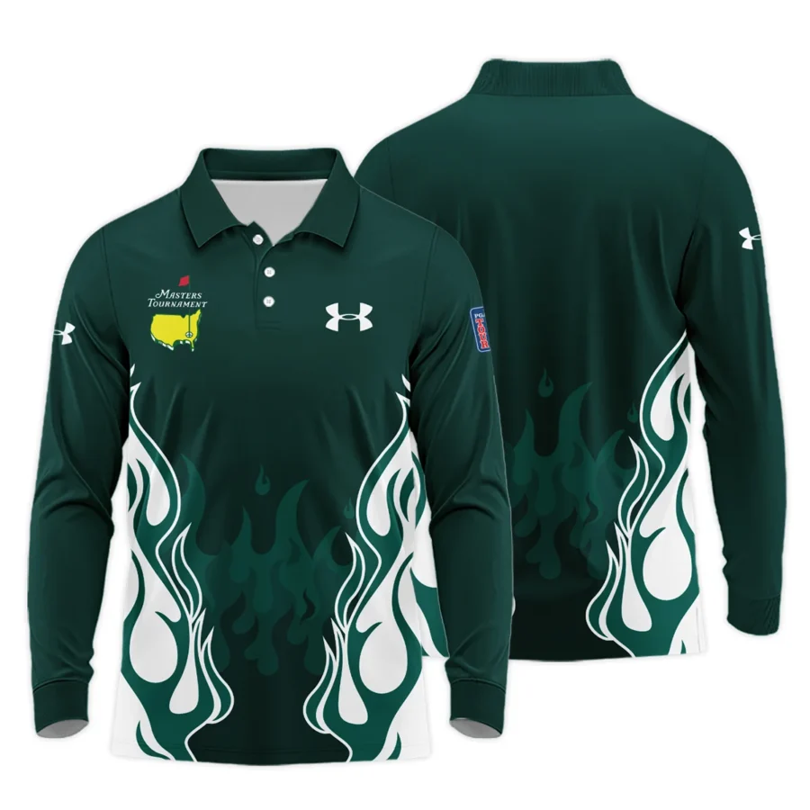 Special Release Under Armour Masters Tournament Golf Long Polo Shirt All Over Prints HOMT170225A02UALPL