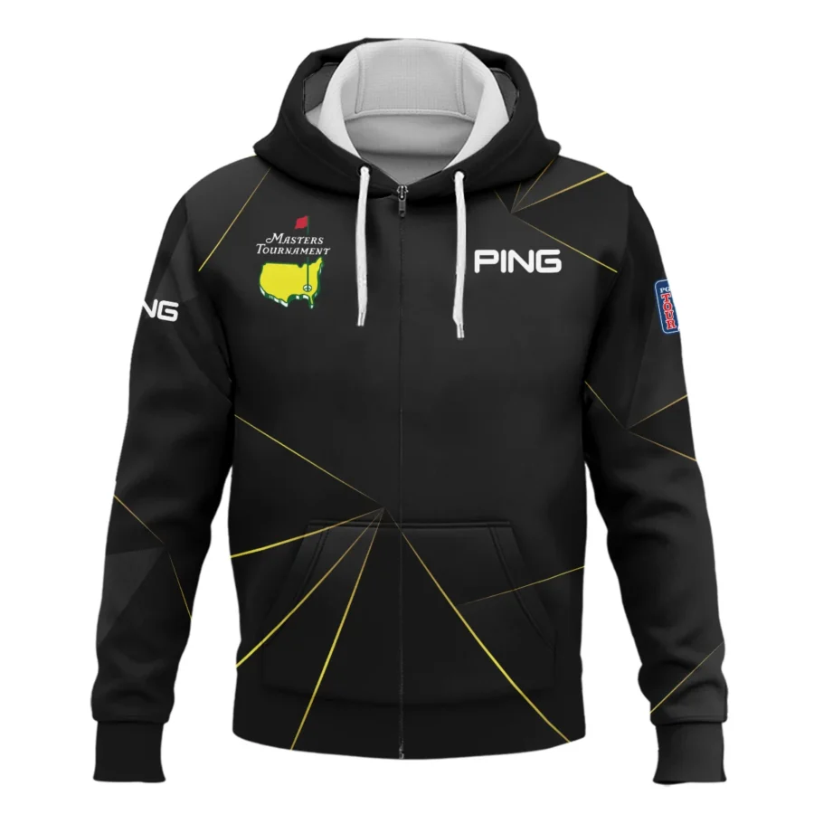 Ping Masters Tournament Exclusive Logo Zipper Hoodie Shirt All Over Prints Gift For Fans HOMT260225A03PIZHD-Black
