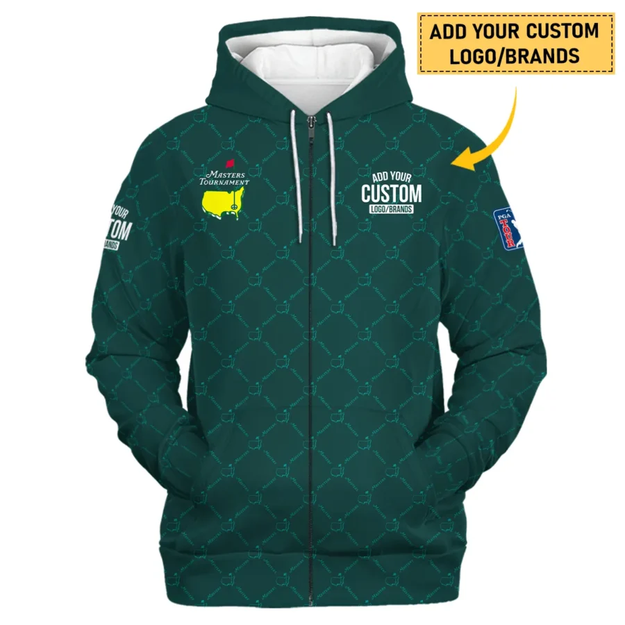 Personalized Logo,Brands Masters Tournament Golf Zipper Hoodie Shirt All Over Prints HOMT020725T2ZHD