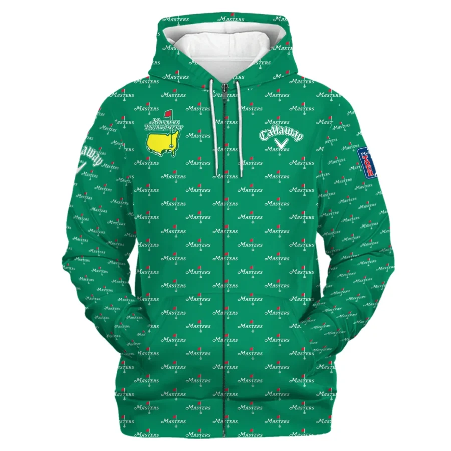 Special Release Callaway Masters Tournament Golf Zipper Hoodie Shirt All Over Prints HOMT040225A2CLWZHD