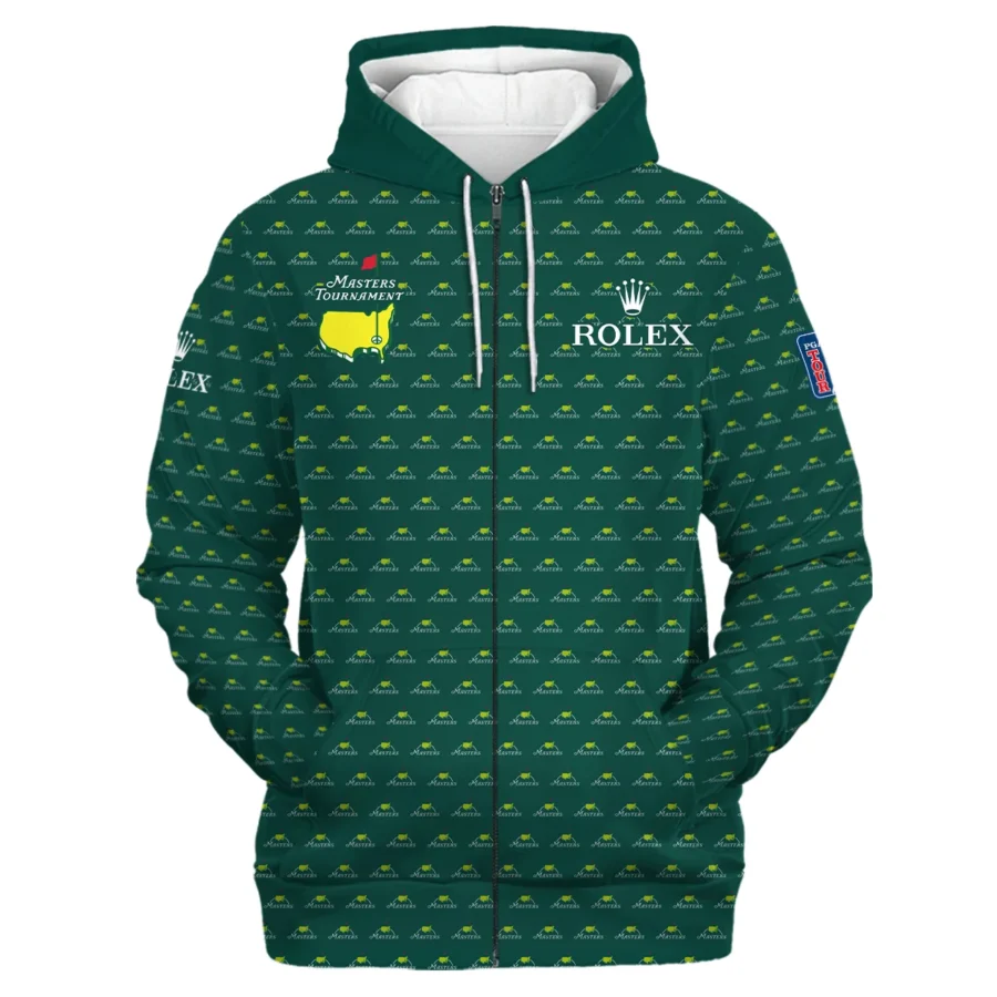 Special Release Rolex Masters Tournament Golf Zipper Hoodie Shirt All Over Prints HOMT070225A01ROXZHD