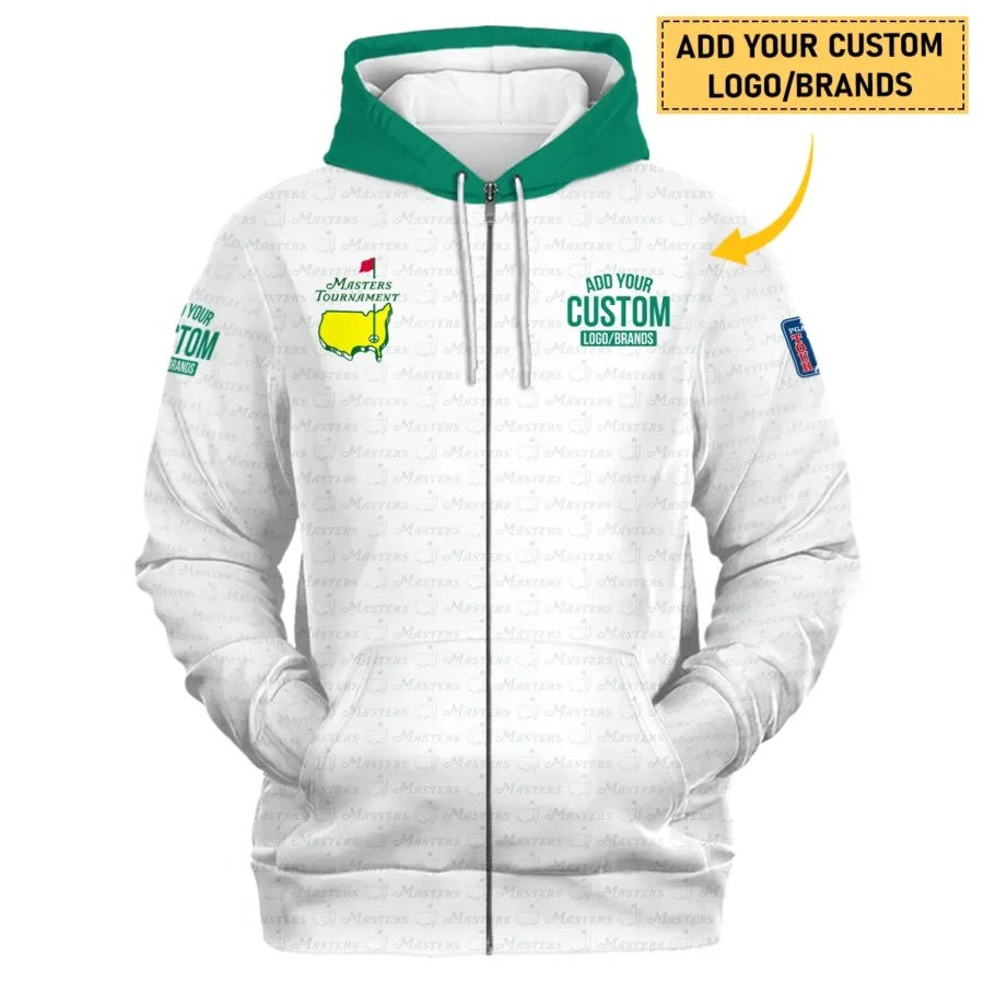 Personalized Logo,Brands Masters Tournament Golf Zipper Hoodie Shirt All Over Prints HOMT080125A03ZHD