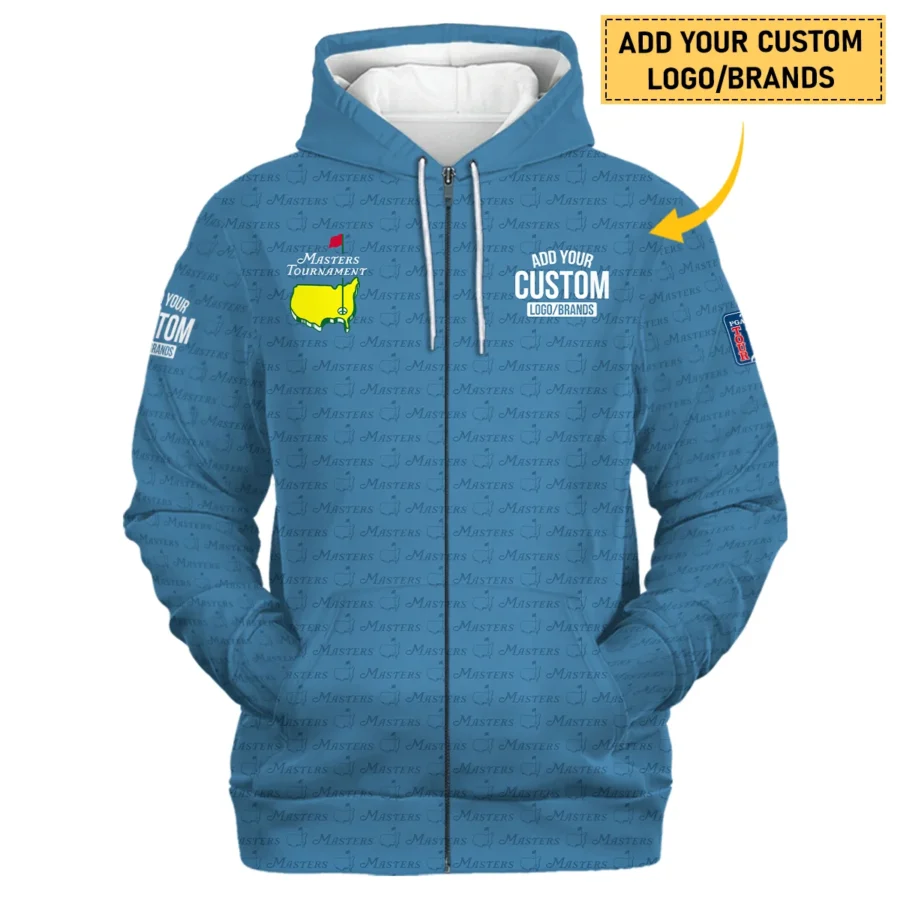 Personalized Logo,Brands Masters Tournament Golf Zipper Hoodie Shirt All Over Prints HOMT080125A06ZHD