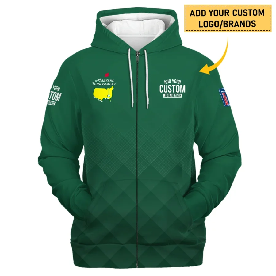 Personalized Logo,Brands Masters Tournament Golf Zipper Hoodie Shirt All Over Prints HOMT17022401ZHD