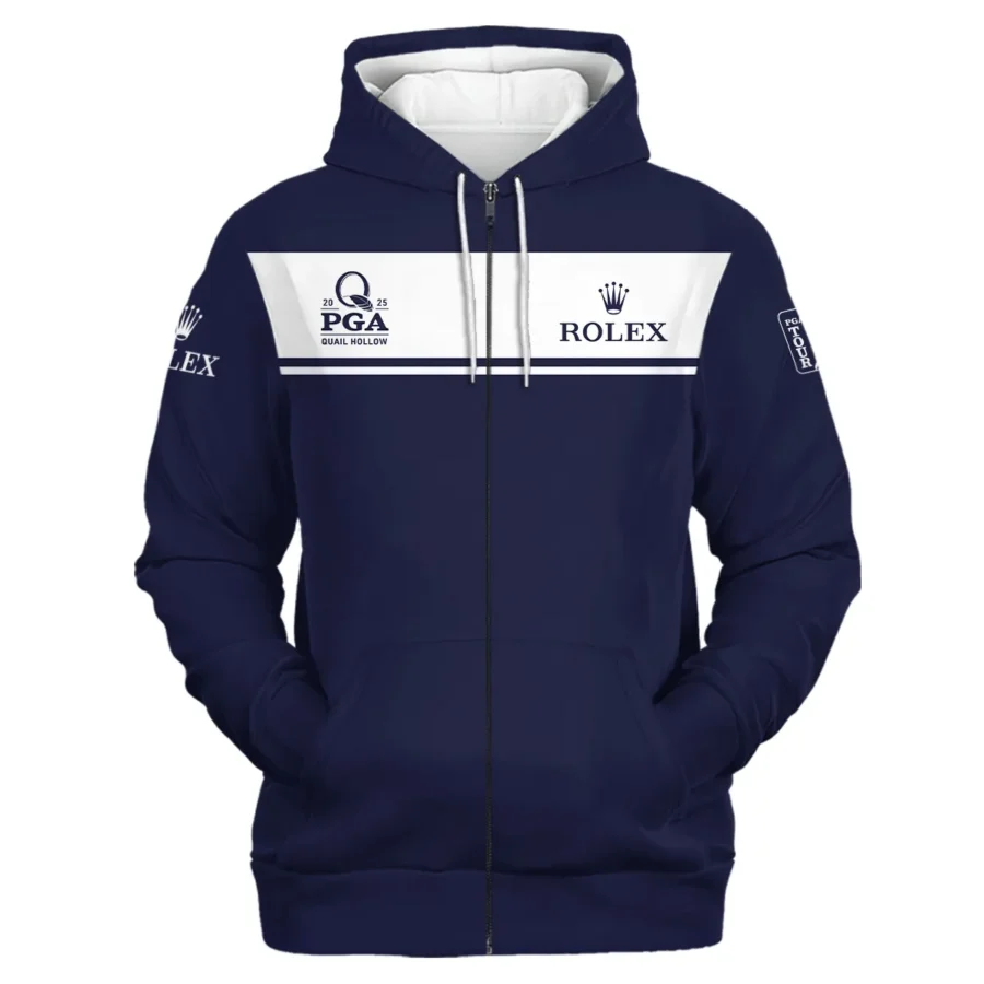 Special Release Rolex 2025 PGA Championship Golf Zipper Hoodie Shirt All Over Prints HOPGC201124A03ROXZHD