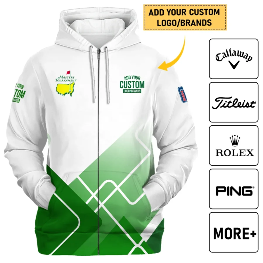Personalized Logo,Brands Masters Tournament Golf Zipper Hoodie Shirt All Over Prints HOMT021224A02ZHD