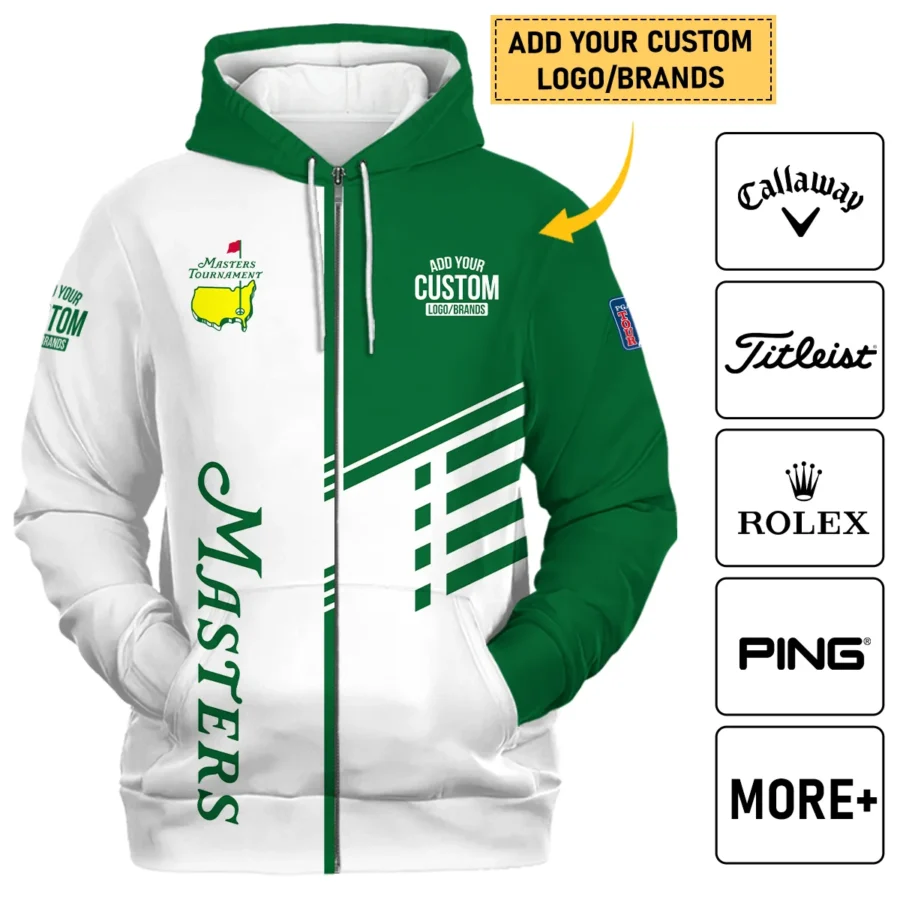 Personalized Logo,Brands Masters Tournament Golf Zipper Hoodie Shirt All Over Prints HOMT021224A03ZHD