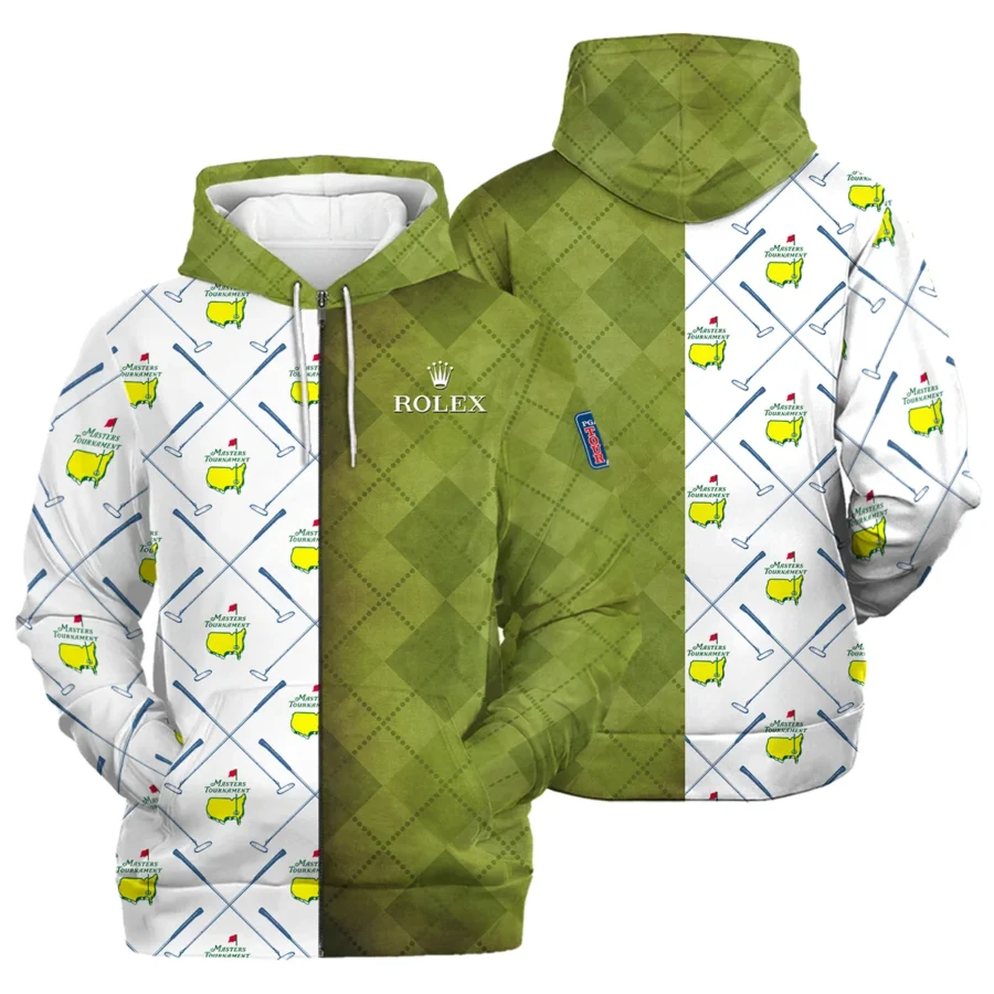 Special Release Rolex Masters Tournament Golf Zipper Hoodie Shirt All Over Prints HOMT030225A01ROXZHD