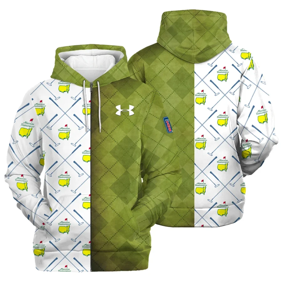 Special Release Under Armour Masters Tournament Golf Zipper Hoodie Shirt All Over Prints HOMT030225A01UAZHD