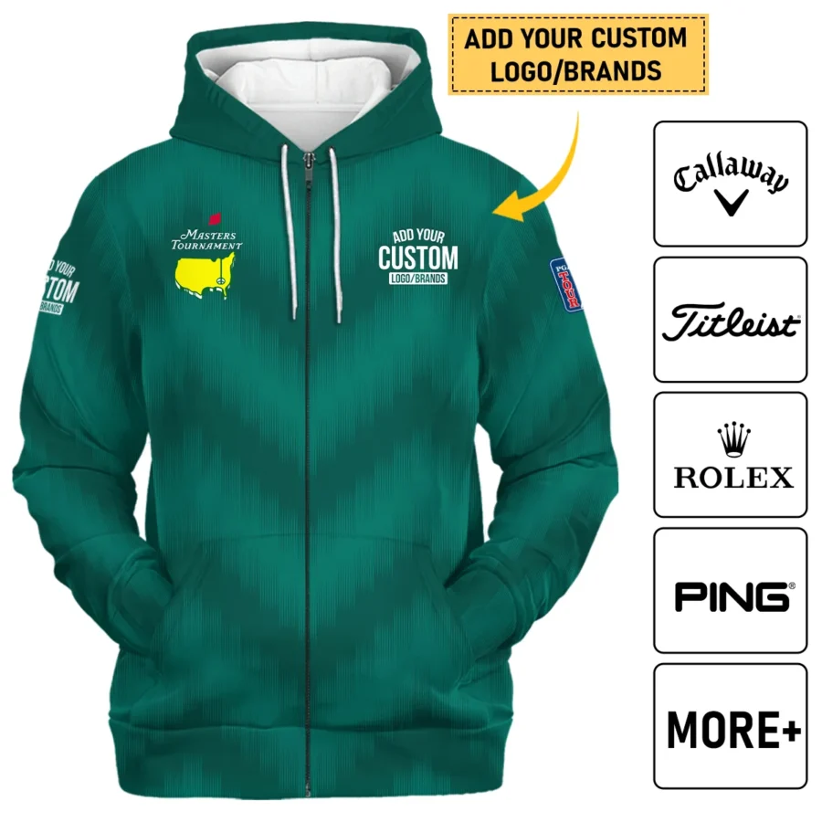 Personalized Logo,Brands Masters Tournament Golf Zipper Hoodie Shirt All Over Prints HOMT120324A01ZHD