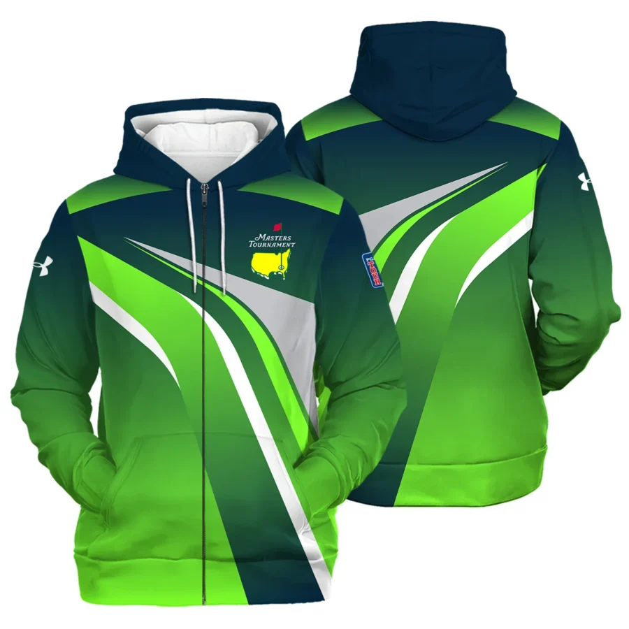 Special Release Under Armour Masters Tournament Golf Zipper Hoodie Shirt All Over Prints HOMT170225A01UAZHD