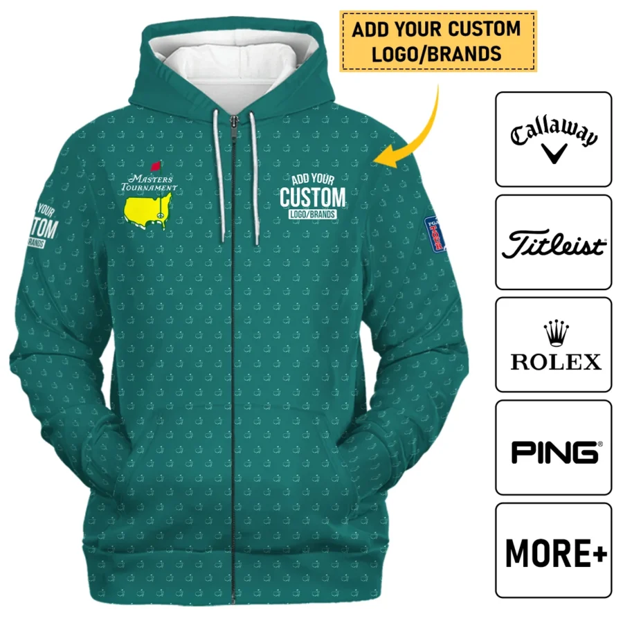 Personalized Logo,Brands Masters Tournament Golf Zipper Hoodie Shirt All Over Prints HOMT201224A01ZHD
